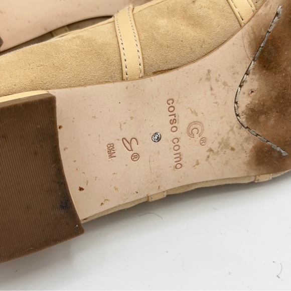 CORSO COMO Mince Caged Pointed Flats Tan Cream Neutral - Picture 7 of 7